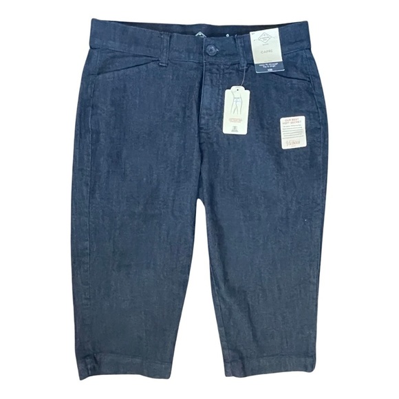 St. JOHN’S BAY capri stretch jean size women’s size 6P. - Picture 1 of 16